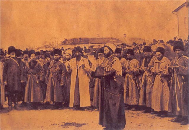 Джагафар Хачиров, станица Баталпашинская, перед отправкой на Русско-японскую войну