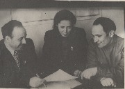 Писатели - Боташев Исса, Байрамукова Халимат и Осман Хубиев.jpg